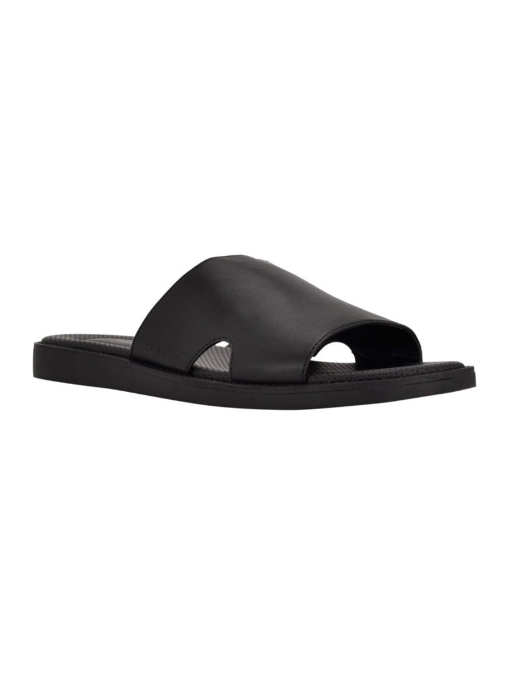 Calvin Klein Men's Ethan Slip-on Slide Sandals Black Size 9 M